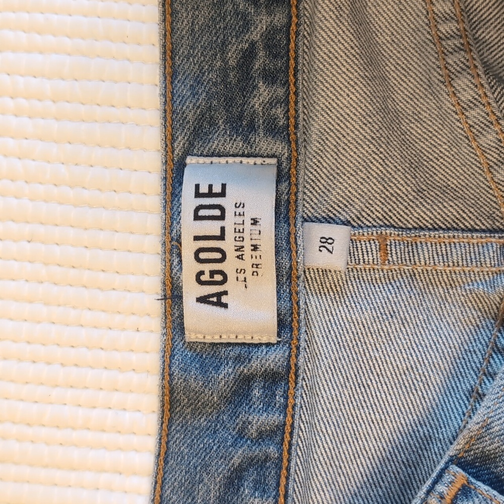 AGOLDE Riley SZ28 High Rise Straight Crop - Picture 7 of 12